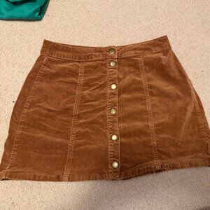 Brandy Mellville Cordory Skirt